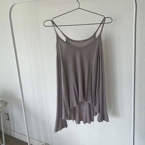 Lavender off shoulder long sleeve